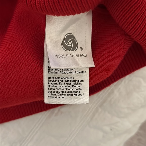 Lacoste x M/M (Paris) Red Wool Sweater - Picture 7 of 10